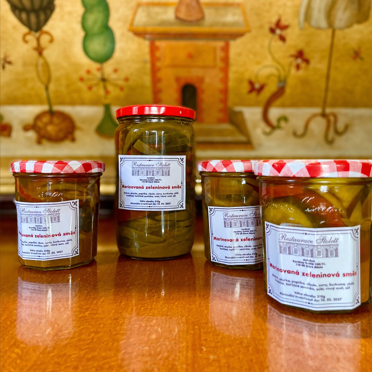 Domácí nakládaná zelenina i s sebou | Restaurace Století